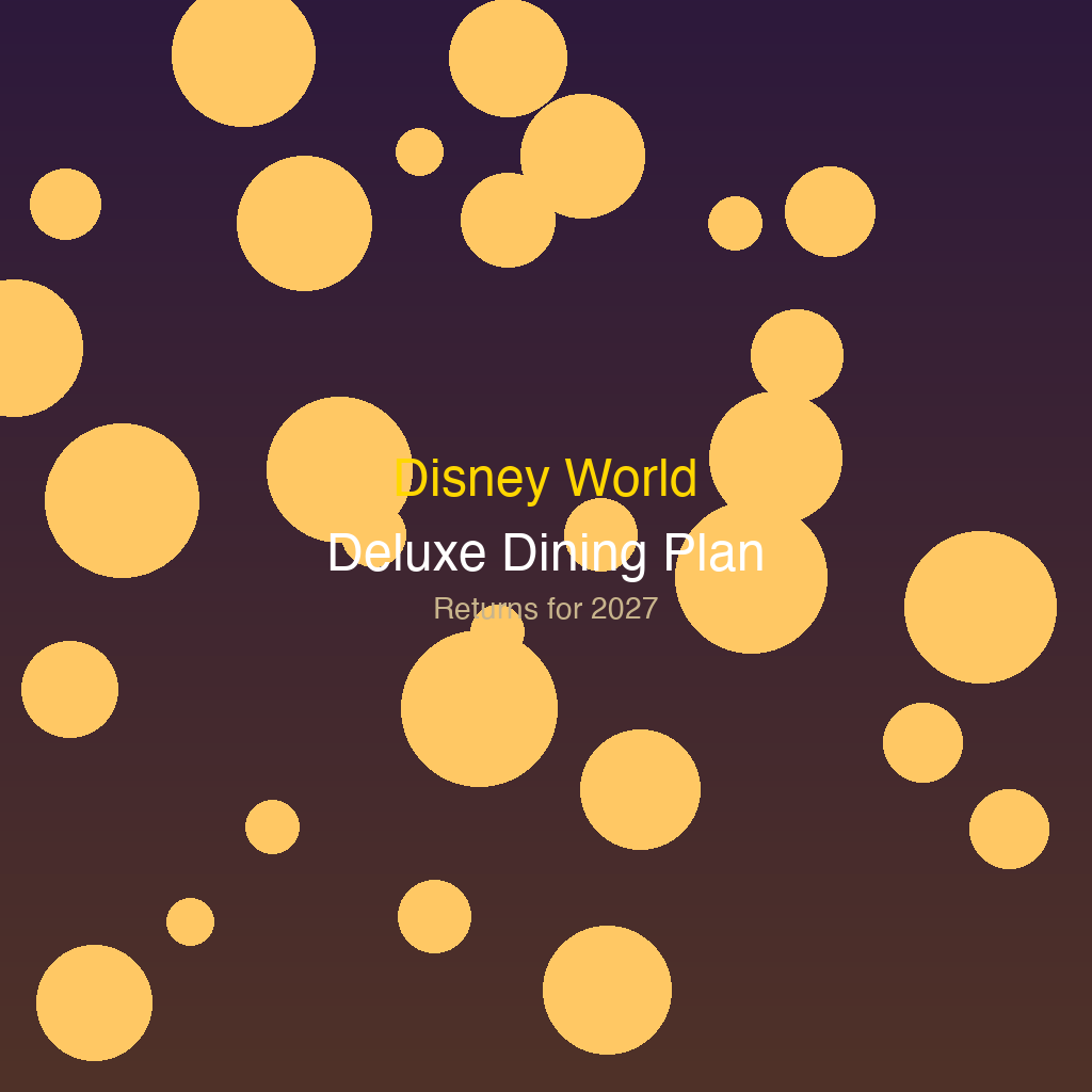 Disney World's Deluxe Dining Plan Is Back — And It's Bringing Two Table-Service Meals a Day With It