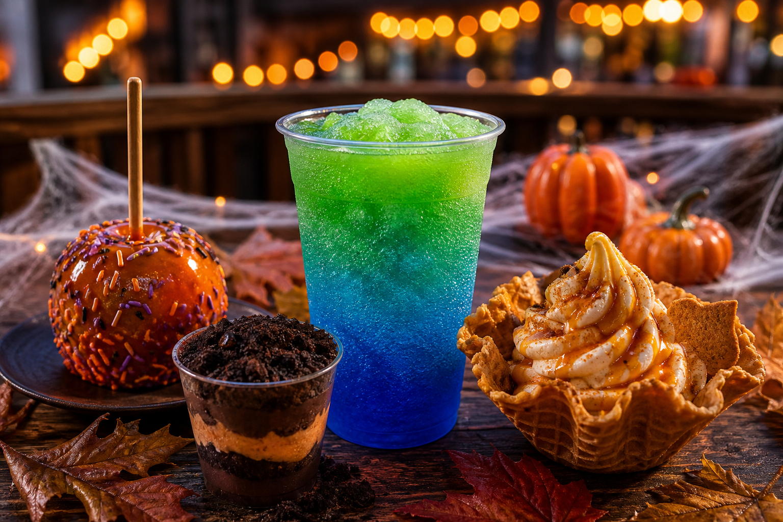 Disney World's Halloween Menu Hides a Color-Changing Slushy