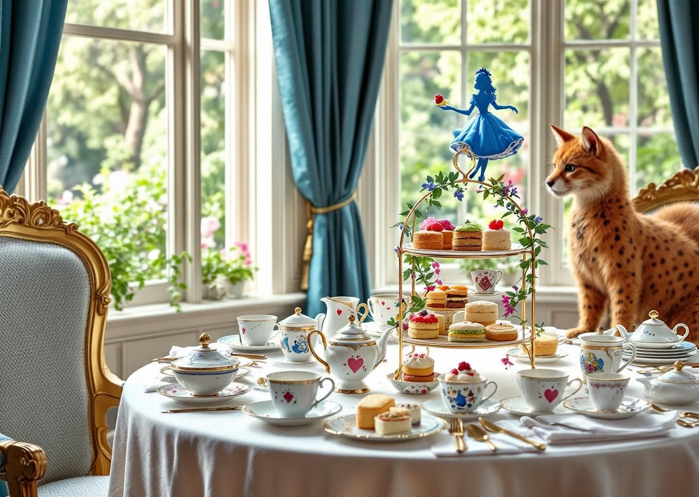 Disney's Garden View Lounge Is Getting an Alice in Wonderland Tea Party—And We're Down the Rabbit Hole for This One